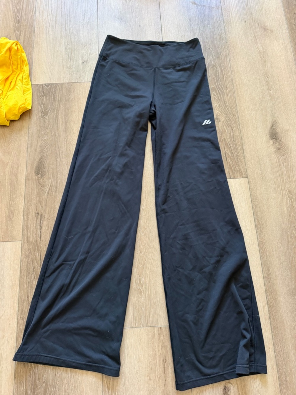 Balenciaga Black Wide-Leg Jogger Pants